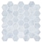 Andova Tiles SAMPLE Channing 2 x 2 Marble Honeycomb Mosaic Floor Use Tile SAM-ANDCHA126 - alternate 5
